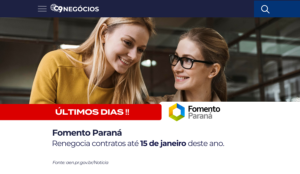 Leia mais sobre o artigo Últimos dias: Fomento Paraná renegocia contratos até 15/01/2024